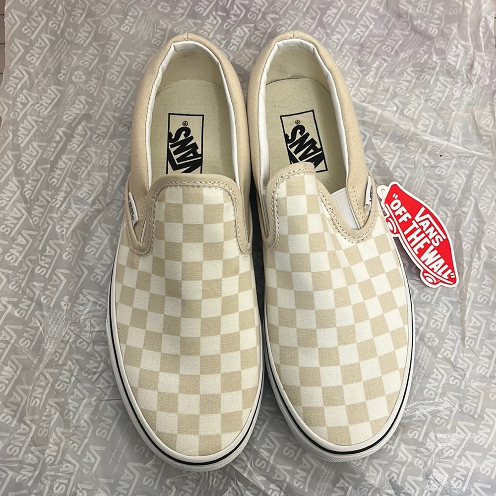 Vans Classic Slip-On Checkerboard size 9.5 womens